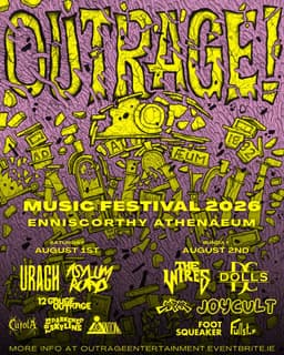 OUTRAGE! Music Festival 2026 - Athenaeum, Enniscorthy